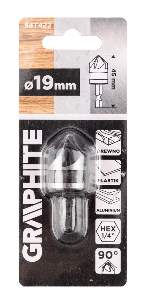Fazownik hex, 19 mm 54T422