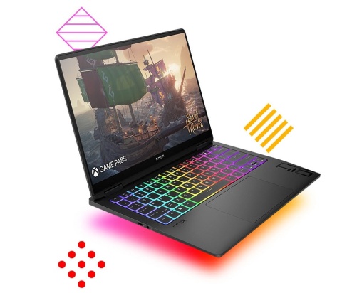 HP OMEN Transcend 14 2.8K OLED 120Hz Intel Core Ultra 9 185H 16-rdzeni 32GB LPDDR5x 2TB SSD NVMe NVIDIA GeForce RTX 4070 8GB W11