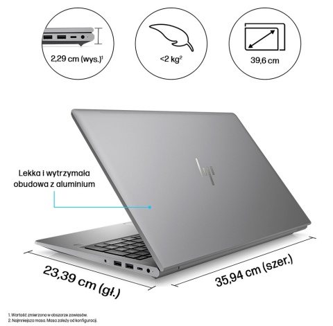 HP ZBook Power G10 15.6 FullHD IPS Intel Core i7-13700H 14-rdzeni 32GBGB DDR5 1TB SSD NVMe NVIDIA RTX 3000 Ada 8GB Windows 11