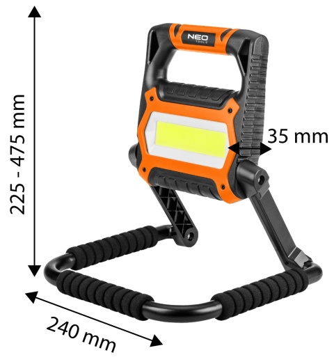 Lampa warsztatowa akumulatorowa 1400lm 99-126