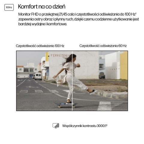 Monitor HP Series 3 Pro 322pv FullHD 21.45 cala 100Hz 1920x1080 HDMI VGA 9U5A2AA