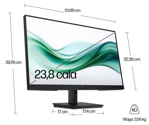 Monitor HP Series 3 Pro 324pv FullHD 23.8 cale 100Hz 1920x1080 HDMI VGA 9U5C1AA