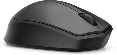 Mysz bezprzewodowa HP 280 Silent Black Wireless Mouse, czarna, cichy klik, odbiornik 2.4GHz USB 19U64AA