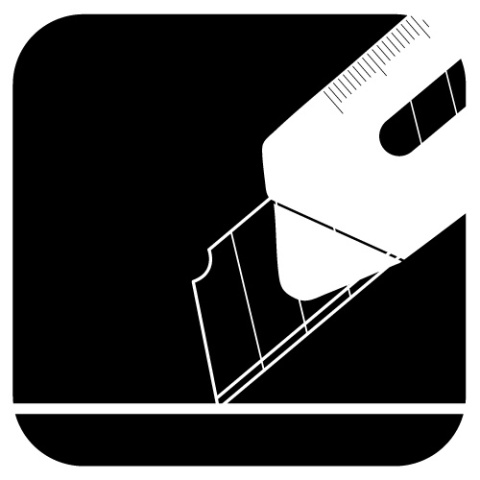 Nóż z ostrzem łamanym wielofunkcyjny, 6 w 1 63-713