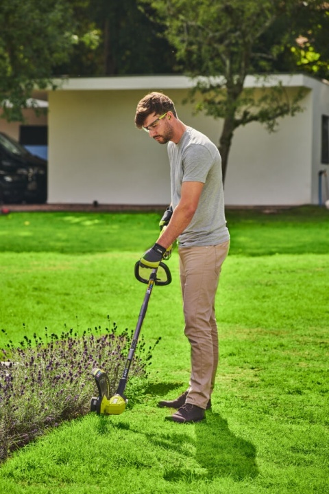 PODKASZARKA KOSA 33cm KOSIARKA AKUMULATOROWA 18V REGULACJA RY18LT33B RYOBI