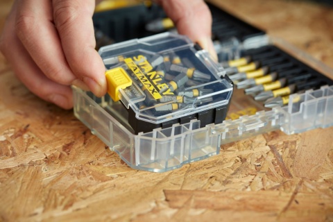STANLEY FATMAX 55-elementowy zestaw bitów udarowych w kasecie STA88559