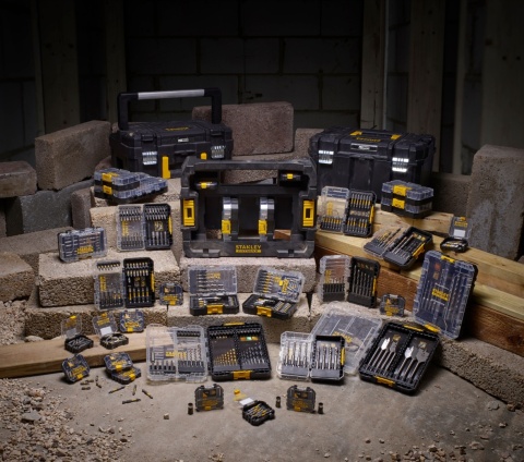 STANLEY FATMAX 55-elementowy zestaw bitów udarowych w kasecie STA88559