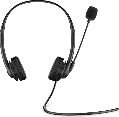 Słuchawki przewodowe nauszne HP USB G2 Stereo Headset czarne 428H5AA