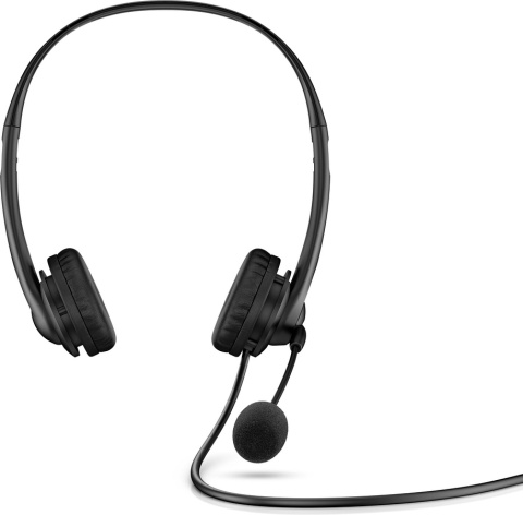 Słuchawki przewodowe nauszne HP USB G2 Stereo Headset czarne 428H5AA