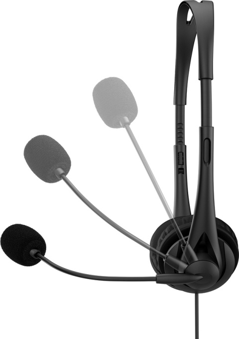 Słuchawki przewodowe nauszne HP USB G2 Stereo Headset czarne 428H5AA