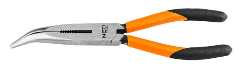 Szczypce wydłużone wygięte 200 mm 01-278