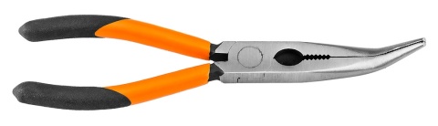 Szczypce wydłużone wygięte 200 mm 01-278