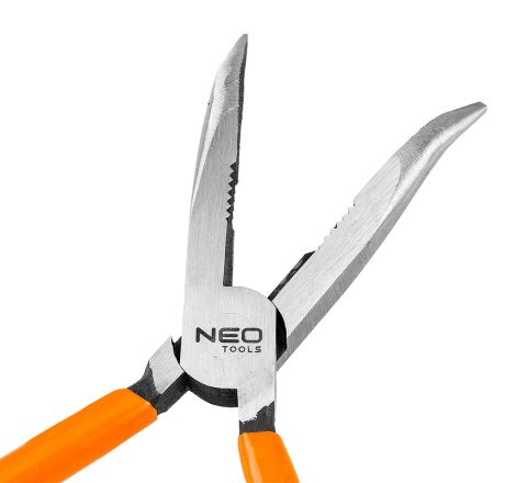 Szczypce wydłużone wygięte 200 mm 01-278