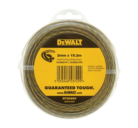 Żyłka do podkaszarki szpulka 2mm x 15m DEWALT DT20650-QZ