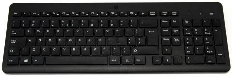 Bezprzewodowa klawiatura i mysz HP 330 czarna pełnowymiarowa z blokiem numerycznym 2V9E6AA (duży enter)