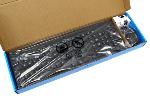 Bezprzewodowa klawiatura i mysz HP 330 czarna pełnowymiarowa z blokiem numerycznym 2V9E6AA (duży enter)