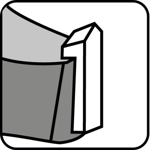 Frezy do drewna widiowe, trzpień 6 mm, zestaw 12 szt 56T613