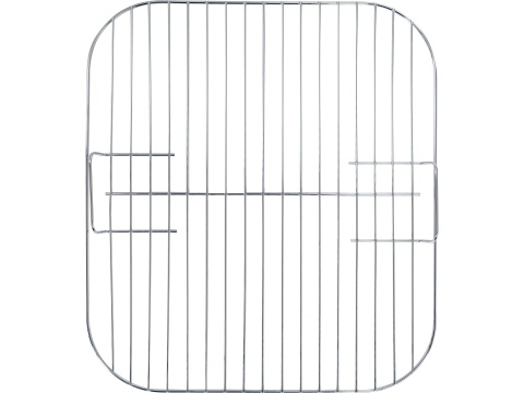 Grill węglowy z pokrywą i regulacją rusztu, 45x40cm