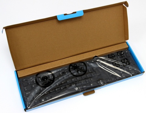 Klawiatura HP 320K USB przewodowa czarna pełnowymiarowa z blokiem numerycznym 9SR37AA (duży enter)