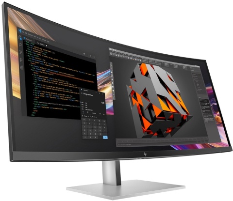 Monitor zakrzywiony HP Series 7 Pro 738pu WQHD+ 37.5 cala IPS Black 3840x1600 HDMI DisplayPort Thunderbolt USB-C VESA 8K167AA