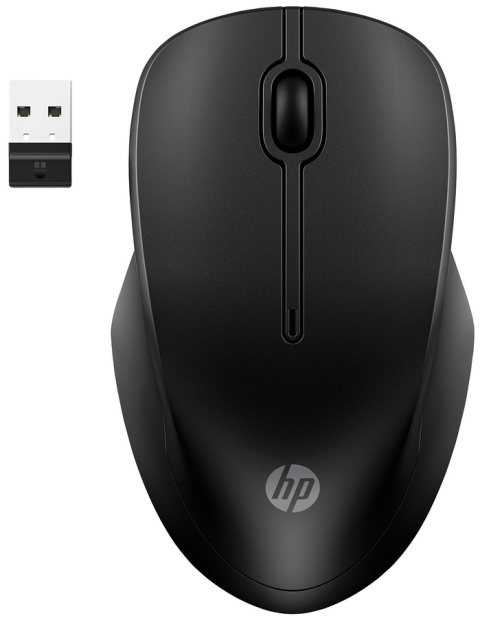 Mysz bezprzewodowa HP 255 Dual Wireless czarna odbiornik USB lub Bluetooth 5.0 8R3U1AA