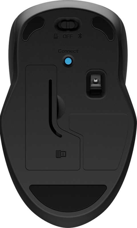 Mysz bezprzewodowa HP 255 Dual Wireless czarna odbiornik USB lub Bluetooth 5.0 8R3U1AA