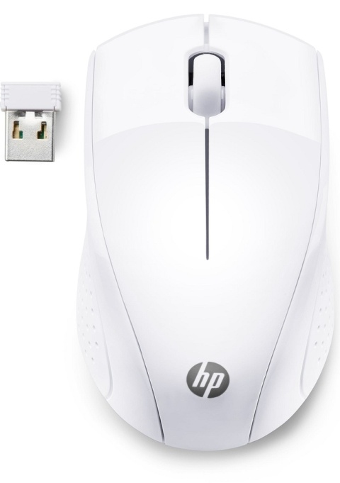 Mysz bezprzewodowa HP 220 Wireless Mouse biała odbiornik USB 2.4GHz 7KX12AA
