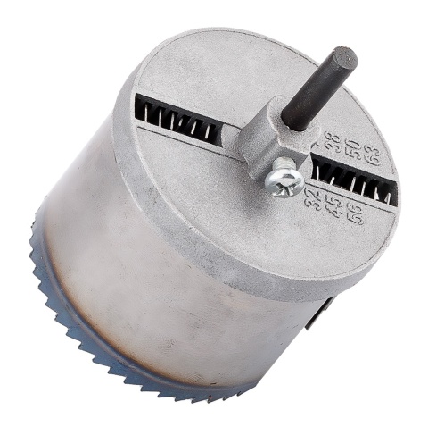 Otwornica do drewna 26 - 63 mm, h 50 mm zęby hartowane, zestaw 7 szt 56T752