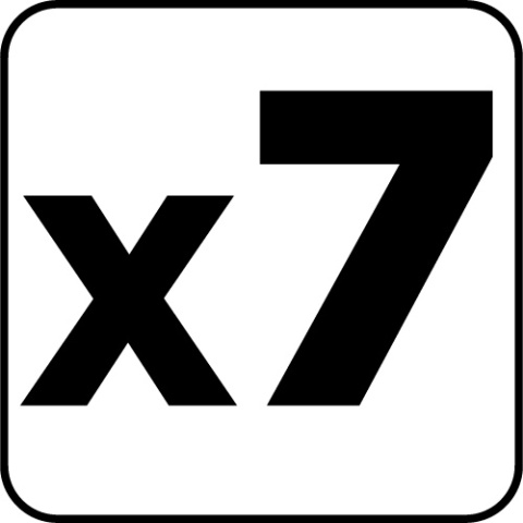 Otwornica do drewna 26 - 63 mm, h 50 mm zęby hartowane, zestaw 7 szt 56T752