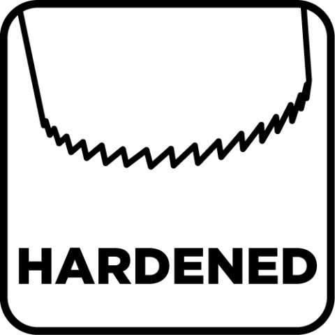 Otwornica do drewna 26 - 63 mm, h 50 mm zęby hartowane, zestaw 7 szt 56T752