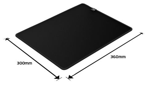 Podkładka pod mysz HyperX Pulsefire Mat Gaming rozmiar M czarna 36cm x 30cm 4Z7X3AA