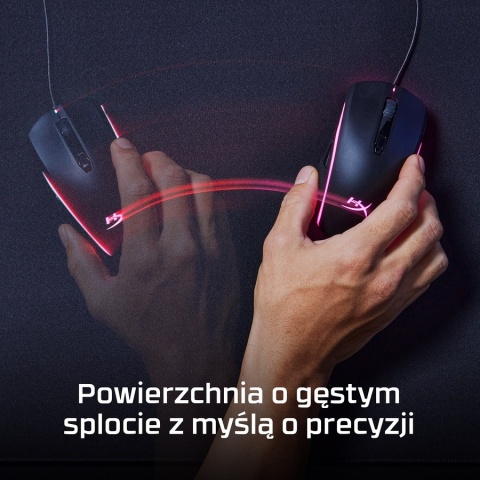 Podkładka pod mysz HyperX Pulsefire Mat Gaming rozmiar M czarna 36cm x 30cm 4Z7X3AA