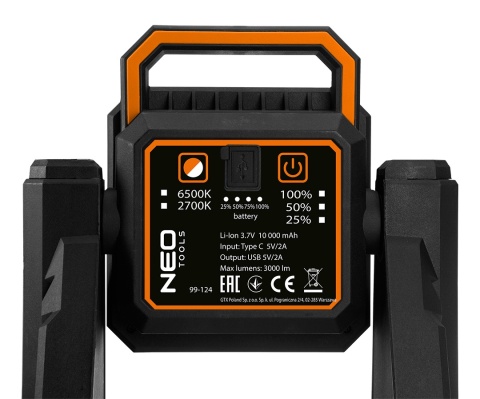 Reflektor teleskopowy 3000lm 99-124