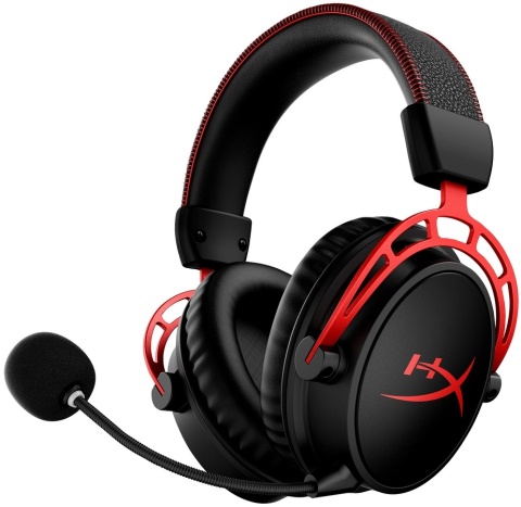 Słuchawki bezprzewodowe gamingowe HyperX Cloud Alpha Red czarno-czerwone 4P5D4AA