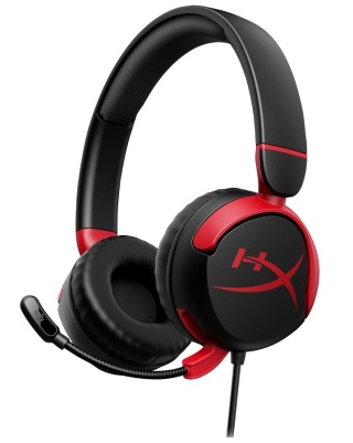 Słuchawki przewodowe gamingowe nauszne HyperX Cloud Mini czarno-czerwone 7G8F4AA
