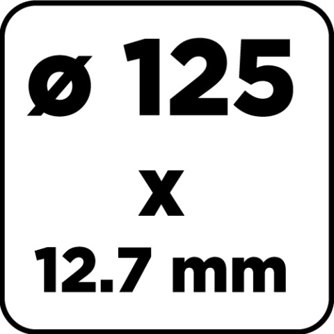 Tarcze szlifierskie 125 x 20/16/12. 7 x 16 mm, p60, 2 szt 57T127
