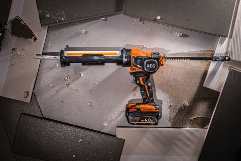 Wyciskacz Pistolet do silikonu mas uszczelniających narzędzie BKP18C2 310 18V AEG