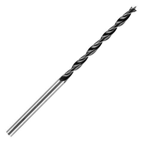 Zestaw wierteł do drewna, przedłużanych: 4, 5, 6, 7, 8, 10, 12 mm x 300 mm, 7 sztuk 54T573