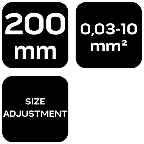 Automatyczny ściągacz izolacji 0. 03-10. 0 mm 01-565
