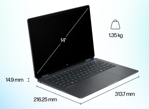 Dotykowy HP OmniBook Ultra Flip 14 2.8K OLED 120Hz Intel Core Ultra 7 258V 8-rdzeni 32GB LPDDR5x 2TB SSD NVMe Win11 Active Pen