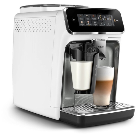 Ekspres ciśnieniowy Philips Series 3300 LatteGo EP3343/70 – biały