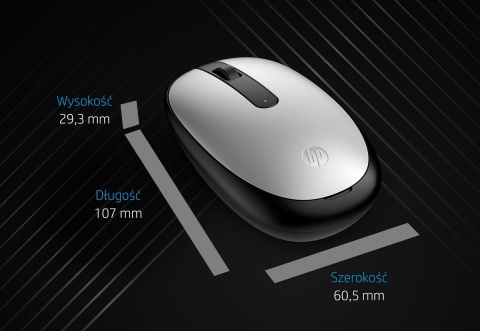 Mysz bezprzewodowa HP 240 Srebrna Bluetooth 5.1 43N04AA