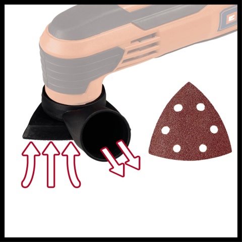 NARZĘDZIE WIELOFUNKCYJNE MULTINARZĘDZIE OSCYLACYJNA FREZARKA EINHELL TC-MG 250CE