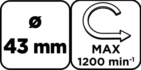Otwornica wolframowa 43 mm 56T739