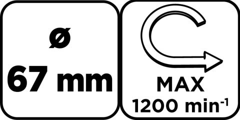Otwornica wolframowa 67 mm 56T741