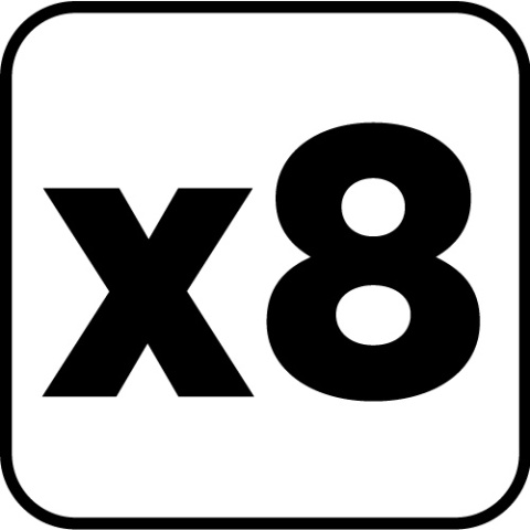 Otwornice wolframowe 32-83 mm, zestaw 8 szt 56T743