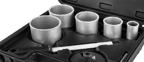 Otwornice wolframowe 32-83 mm, zestaw 8 szt 56T743