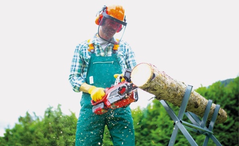 PIŁA ŁAŃCUCHOWA AKUMULATOROWA OGRODOWA BEZPRZEWODOWA GE-LC 18/25-1 Li KIT (3,0 Ah)