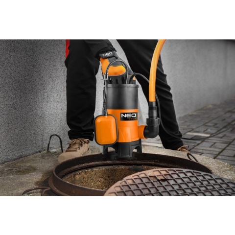 Pompa Zanurzeniowa Zatapialna do Wody Brudnej Czystej z Pływakiem 400W 04-745 NEO TOOLS