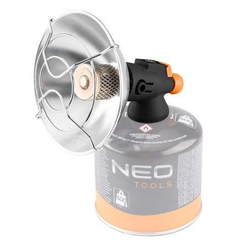 Promiennik gazowy turystyczny nagrzewnica na kartusz ogrzewacz NEO TOOLS 90-134